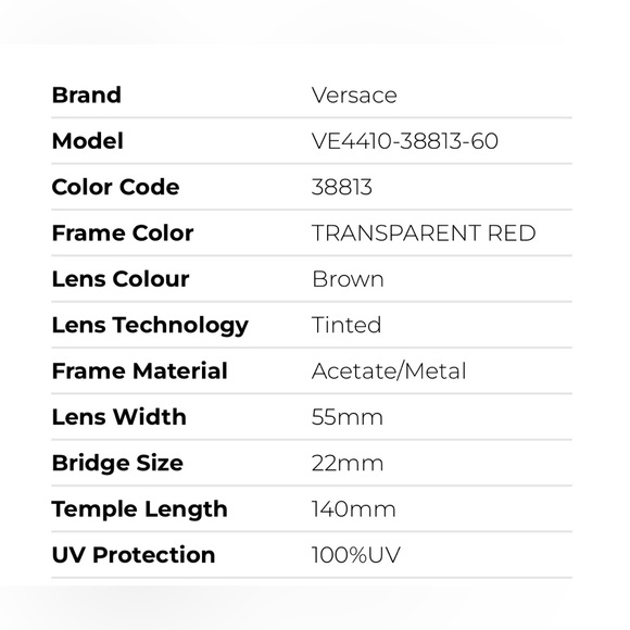 Authentic Versace brown gradient cat eye sunglasses - Picture 12 of 12